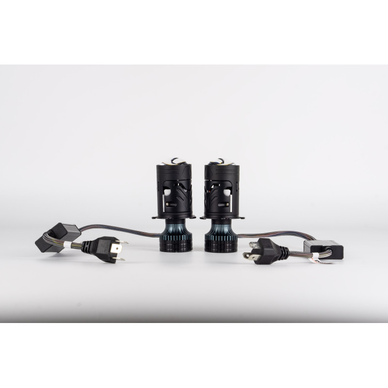 LED лампи автомобільні з лінзою SoKill LE-10 LC H4 H/L 6000K 85W/65W к-т.