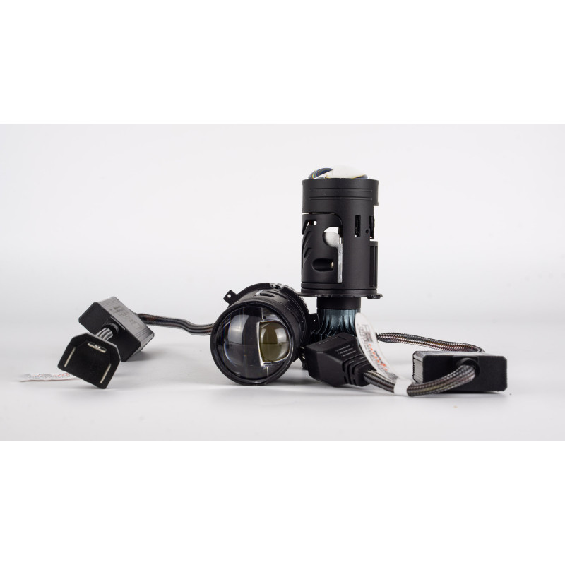 LED лампи автомобільні з лінзою SoKill LE-10 LC H4 H/L 6000K 85W/65W к-т.