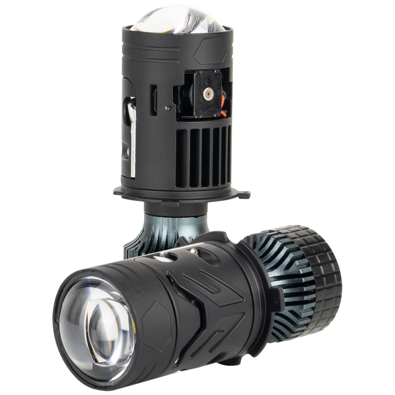LED лампи автомобільні з лінзою SoKill LE-10 LC H4 H/L 6000K 85W/65W к-т.