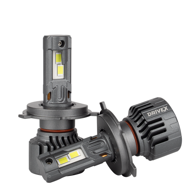 LED лампи автомобільні DriveX LED лампи серії AL-15 H4 H/L 65W 9-60V 5.5K к-т.