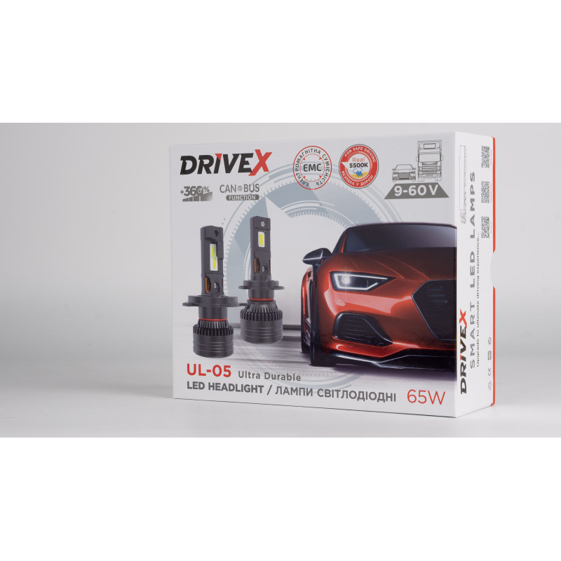 LED лампи автомобільні DriveX UL-05 HIR2(9012) 65W 9-60V 5.5K LED