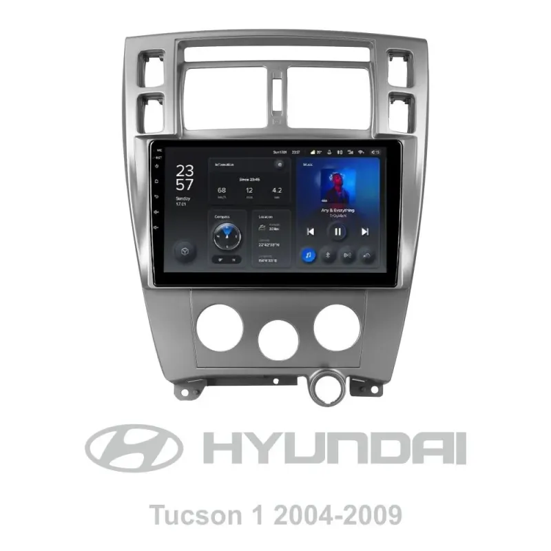 Штатна магнітола Teyes X1 2+32Gb Hyundai Tucson 1 2004-2009 10