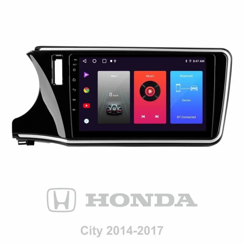 Штатна магнітола Sigma F10216 Android 10 2+32 Gb Honda City 2014-2017 (B) 10