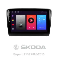Штатна магнітола Sigma F10216 Android 10 2+32 Gb Skoda Superb 2 B6 2008-2015 10