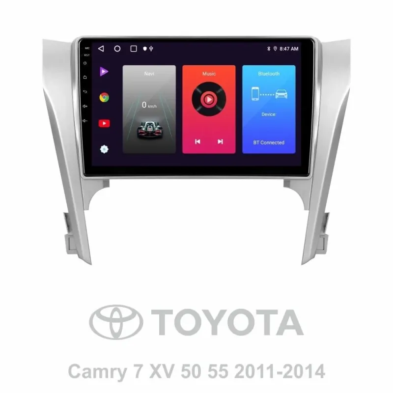 Штатна магнітола Sigma F10216 Android 10 2+32 Gb Toyota Camry 7 XV 50 55 2011-2014 (B) 10