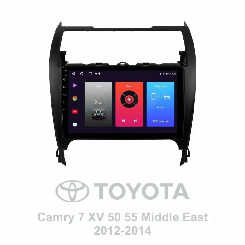 Штатна магнітола Sigma F10216 Android 10 2+32 Gb Toyota Camry 7 XV 50 55 Middle East 2012-2014 10