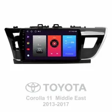 Штатна магнітола Sigma F10216 Android 10 2+32 Gb Toyota Corolla 11 Middle East 2013-2017 (A) 10