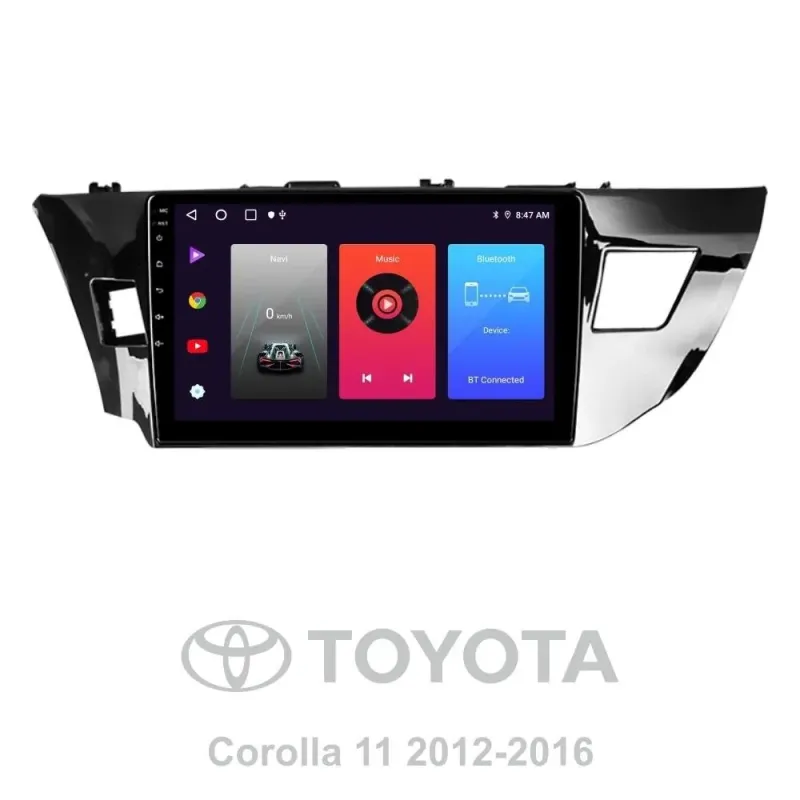 Штатна магнітола Sigma F10216 Android 10 2+32 Gb Toyota Corolla 11 2012-2016 (B) 10