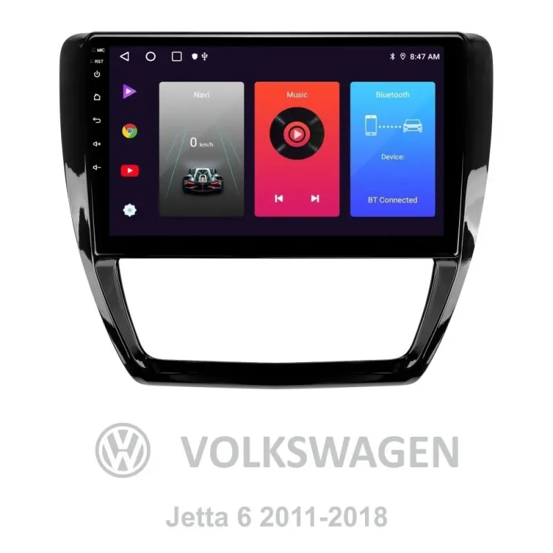 Штатна магнітола Sigma F10216 Android 10 2+32 Gb Volkswagen Jetta 6 2011-2018 10