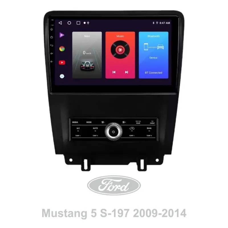 Штатна магнітола Sigma F10216 Android 10 2+32 Gb Ford Mustang V S-197 2009 - 2014 10