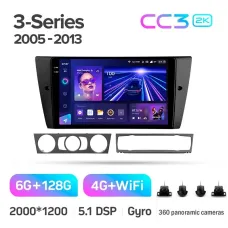 Штатная магнитола Teyes CC3 6+128 Gb с круговым обзором 360 BMW 3 E90 E91 E92 E93 2005-2013 9