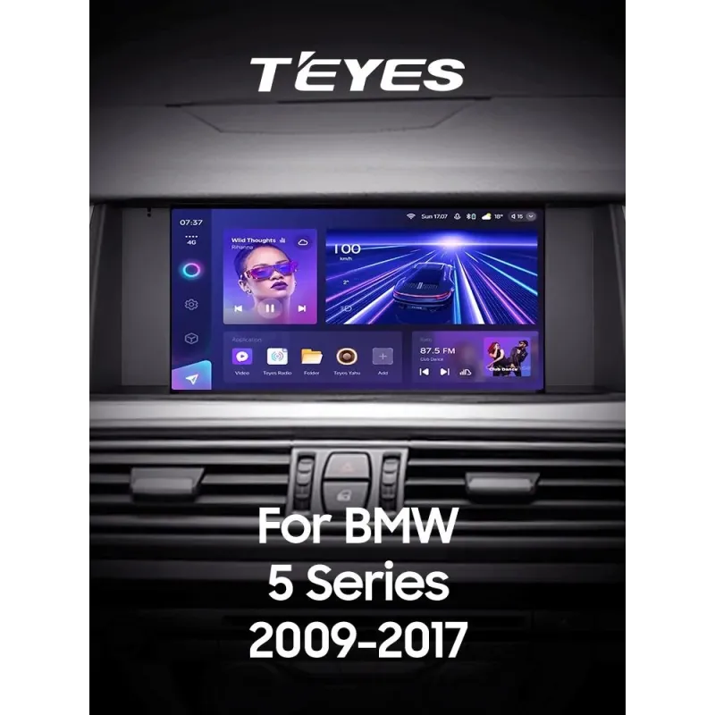 Штатная магнитола Teyes CC3 6+128 Gb с круговым обзором 360 BMW 5 Series F10 F11 NBT 2013-2017 9
