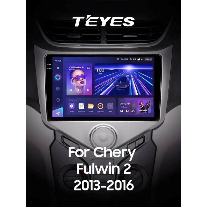 Штатная магнитола Teyes CC3 6+128 Gb Chery Fulwin 2 Very A13 (F1) 2013 - 2016 9