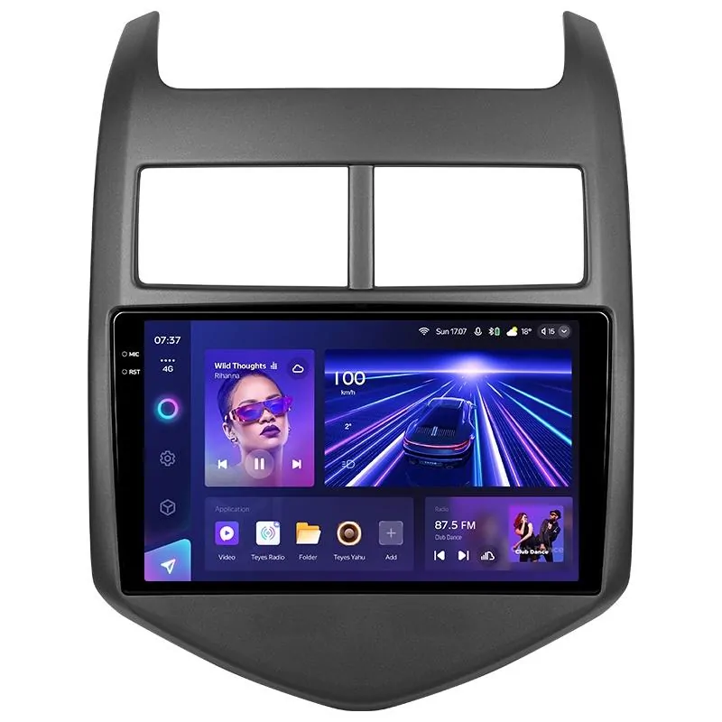 Штатная магнитола Teyes CC3 6+128 Gb с круговым обзором 360 Chevrolet Aveo 2 2011-2015 9