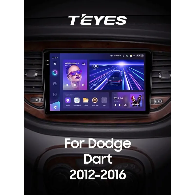 Штатная магнитола Teyes CC3 4+64 Gb Dodge Dart 2012 - 2016 9