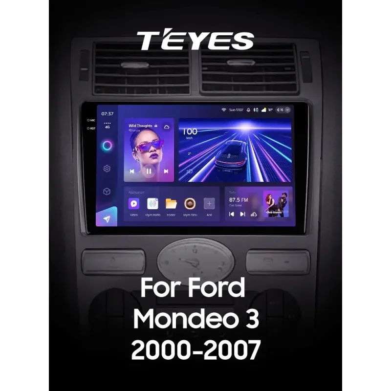 Штатная магнитола Teyes CC3 4+64 Gb Ford Mondeo 3 2000-2007 (F2) 9