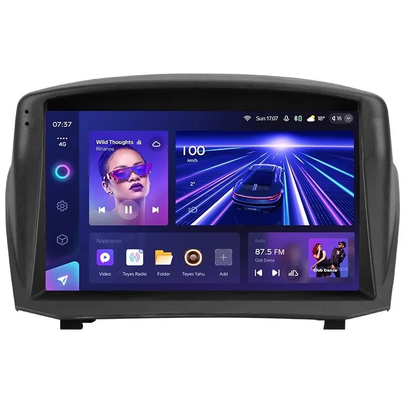 Штатная магнитола Teyes CC3 6+128 Gb Ford Fiesta Mk 6 (F2) 2008-2019 (B) 9