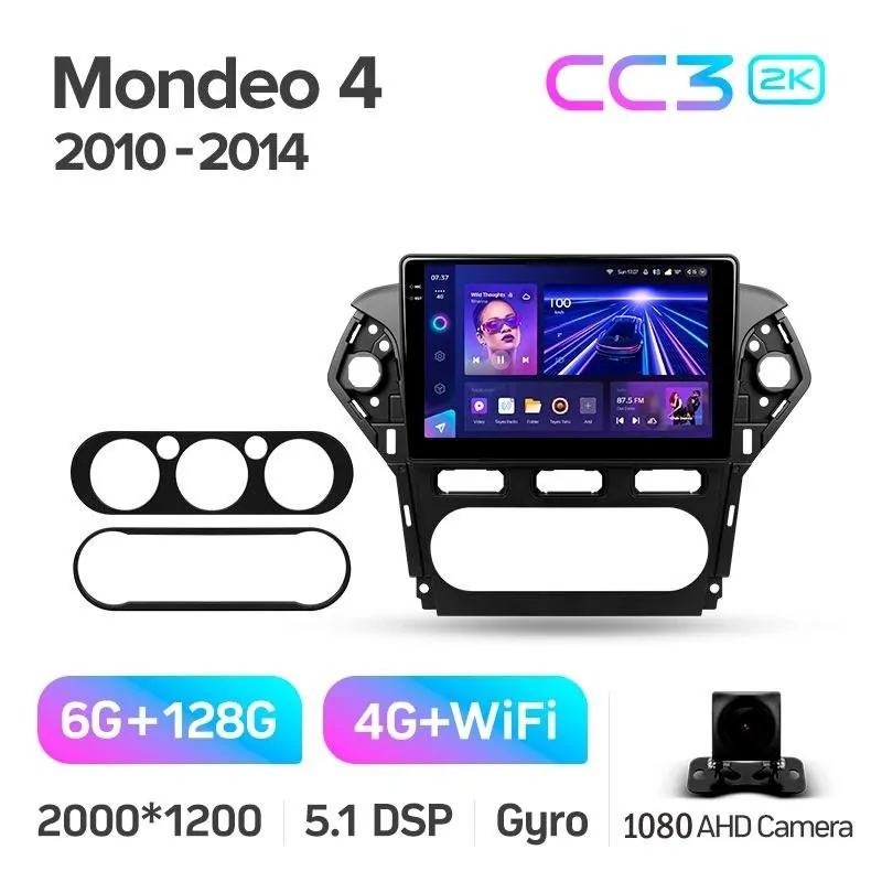 Штатная магнитола Teyes CC3 6+128 Gb Ford Mondeo 4 2011-2014 10