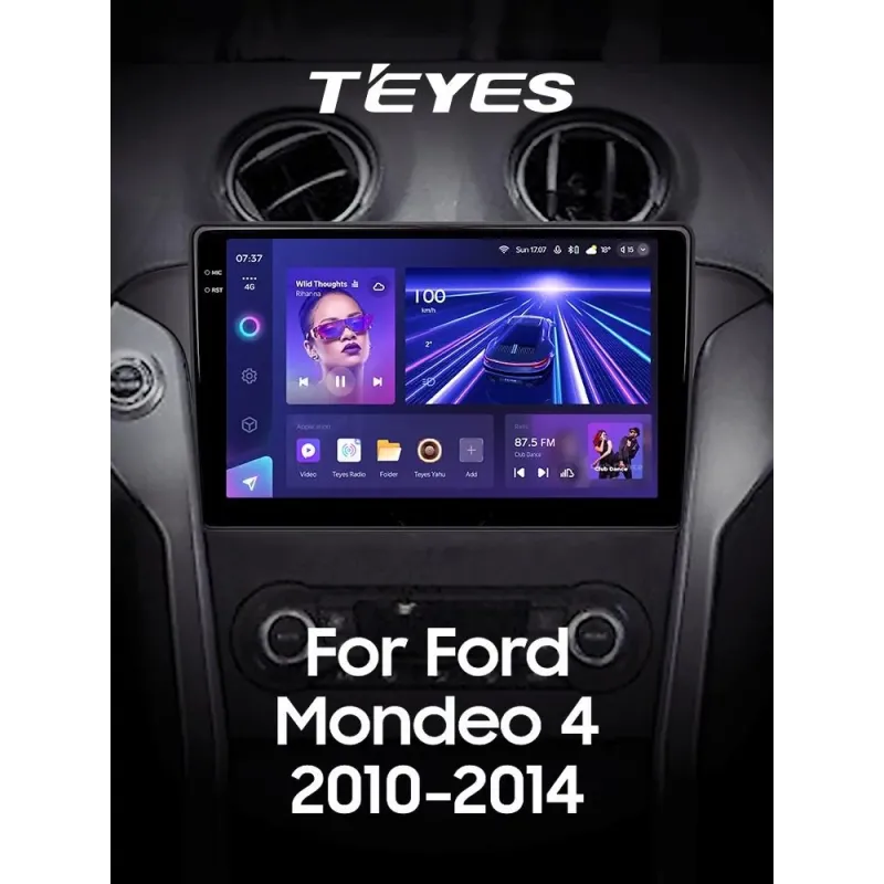 Штатная магнитола Teyes CC3 6+128 Gb Ford Mondeo 4 2011-2014 10