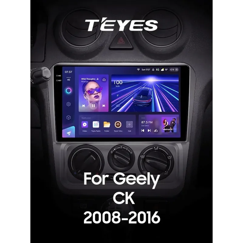 Штатная магнитола Teyes CC3 4+64 Gb Geely CK 2008-2016 9