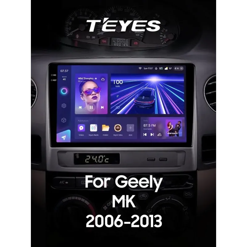 Штатная магнитола Teyes CC3 4+64 Gb Geely MK 1 2006-2013 9