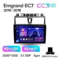 Штатная магнитола Teyes CC3 6+128 Gb Geely Emgrand EC7 1 2016-2018 9