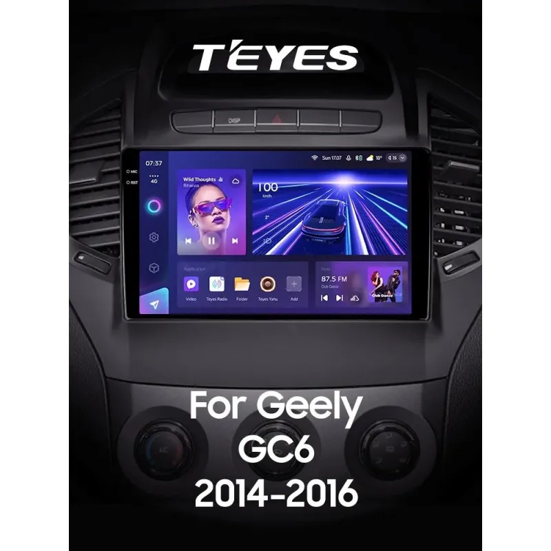 Штатная магнитола Teyes CC3 6+128 Gb с круговым обзором 360 Geely GC6 1 2014-2016 9