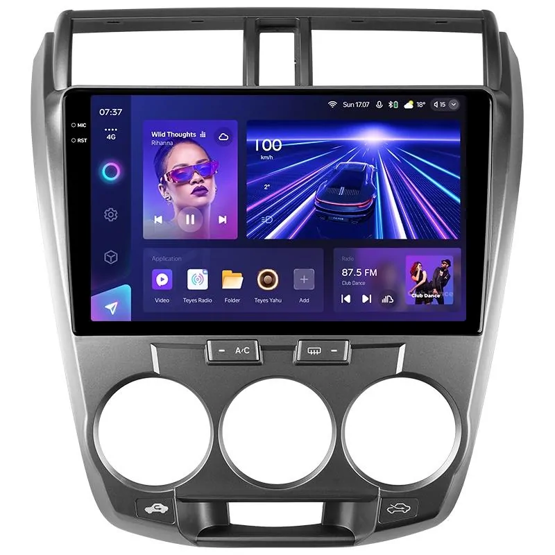 Штатная магнитола Teyes CC3 6+128 Gb с круговым обзором 360 Honda City 2008-2013 10