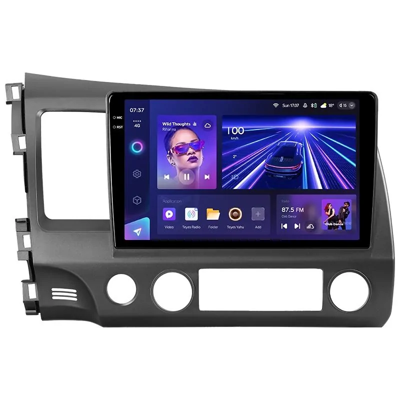 Штатная магнитола Teyes CC3 6+128 Gb с круговым обзором 360 Honda Civic 8 FK FN FD 2005-2012 10