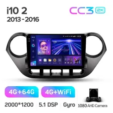Штатная магнитола Teyes CC3 4+64 Gb Hyundai i10 2013-2016 9