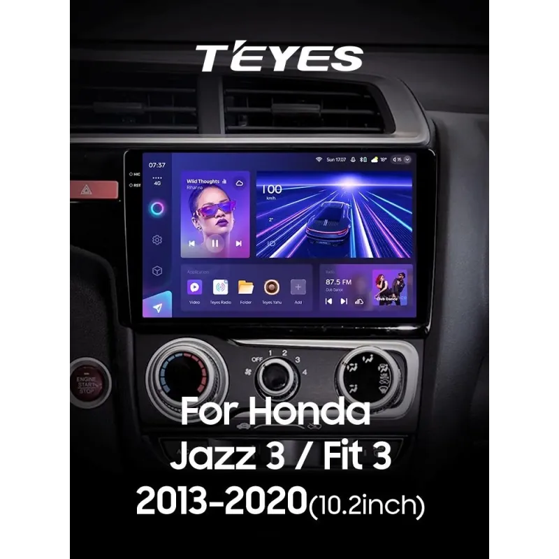 Штатная магнитола Teyes CC3 6+128 Gb Honda Jazz 3 Fit 3 GP GK 2013 - 2020 (A) 10