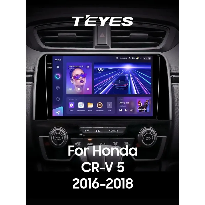 Штатная магнитола Teyes CC3 6+128 Gb с круговым обзором 360 Honda CR-V CR-V 5 RT RW 2017-2022 9