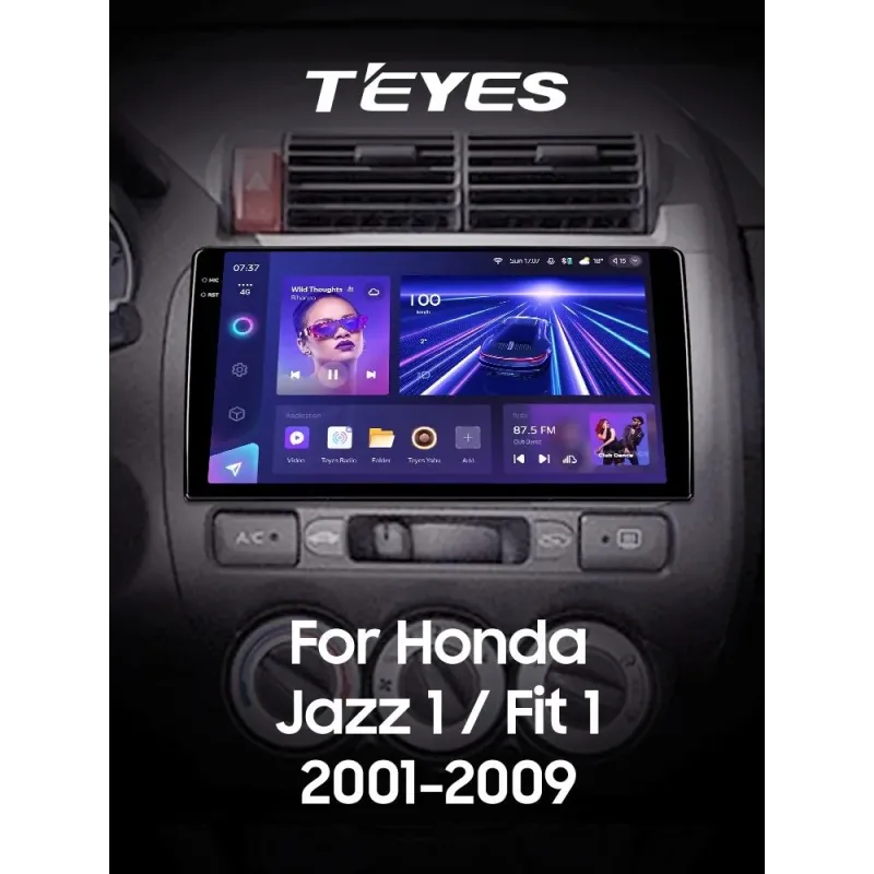 Штатная магнитола Teyes CC3 6+128 Gb с круговым обзором 360 Honda Jazz 1 GD Fit 1 2001 - 2009 9