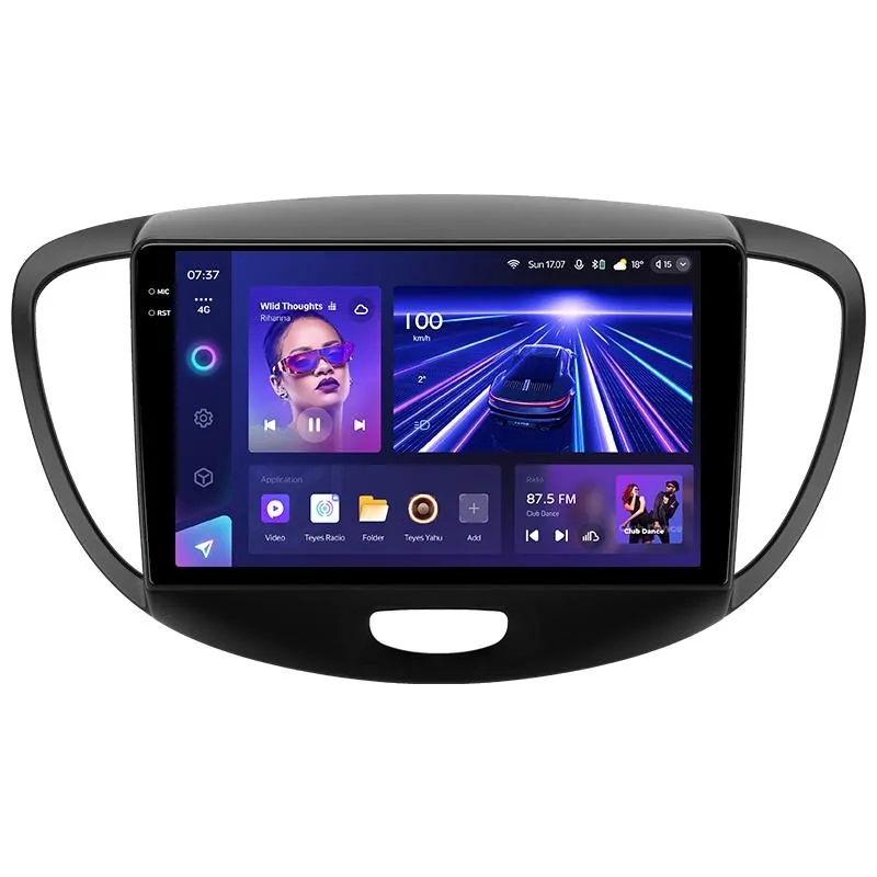 Штатная магнитола Teyes CC3 6+128 Gb Hyundai i10 2007-2013 9