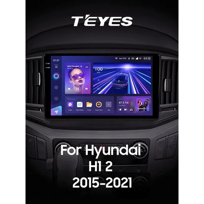 Штатная магнитола Teyes CC3 6+128 Gb с круговым обзором 360 Hyundai H1 II 2 TQ 2015-2021 (F2) 9