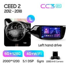 Штатная магнитола Teyes CC3 6+128 Gb KIA CEED Cee'd 2 JD 2012-2018 9