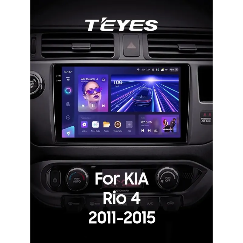 Штатная магнитола Teyes CC3 6+128 Gb KIA RIO 4 K3 2011-2015 9