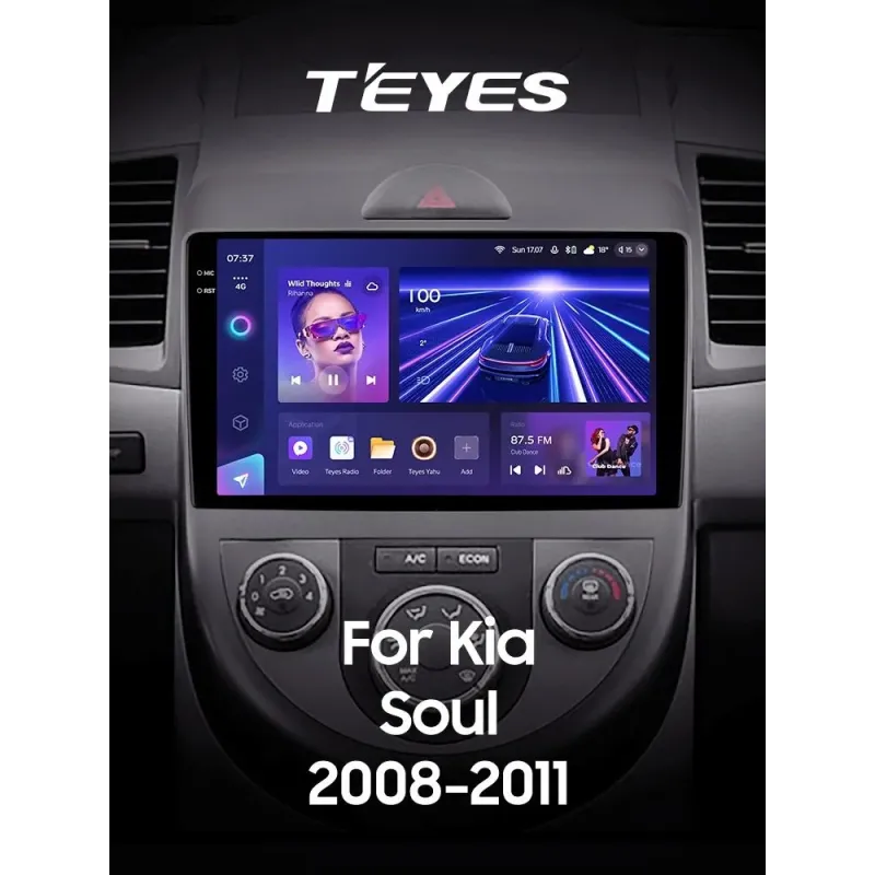 Штатная магнитола Teyes CC3 4+64 Gb KIA Soul 1 2008 - 2014 9