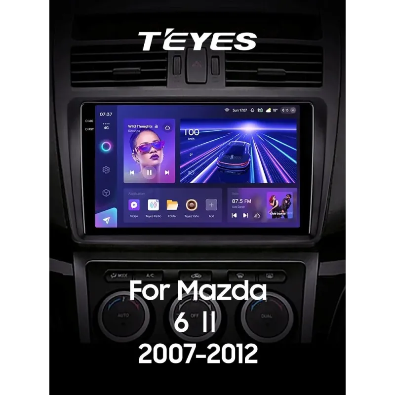 Штатная магнитола Teyes CC3 4+64 Gb Mazda 6 2 GH 2007-2012 9