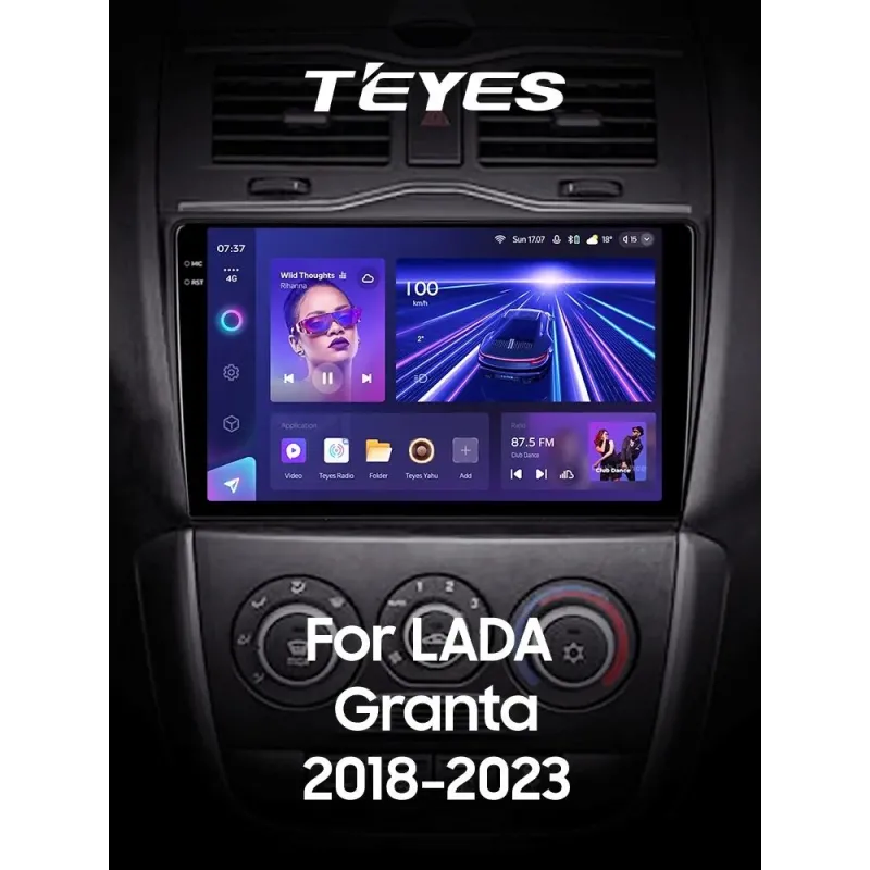 Штатная магнитола Teyes CC3 6+128 Gb LADA Granta Cross 2018-2023 9