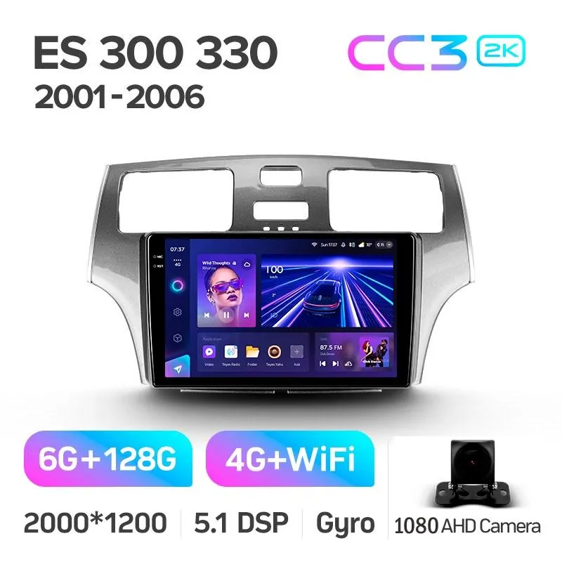 Штатная магнитола Teyes CC3 6+128 Gb Lexus ES300 ES 300 ES330 XV30 ES 330 2001-2006 9