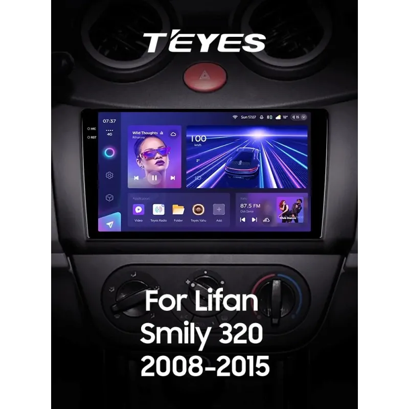 Штатная магнитола Teyes CC3 6+128 Gb Lifan Smily 320 2008-2015 9
