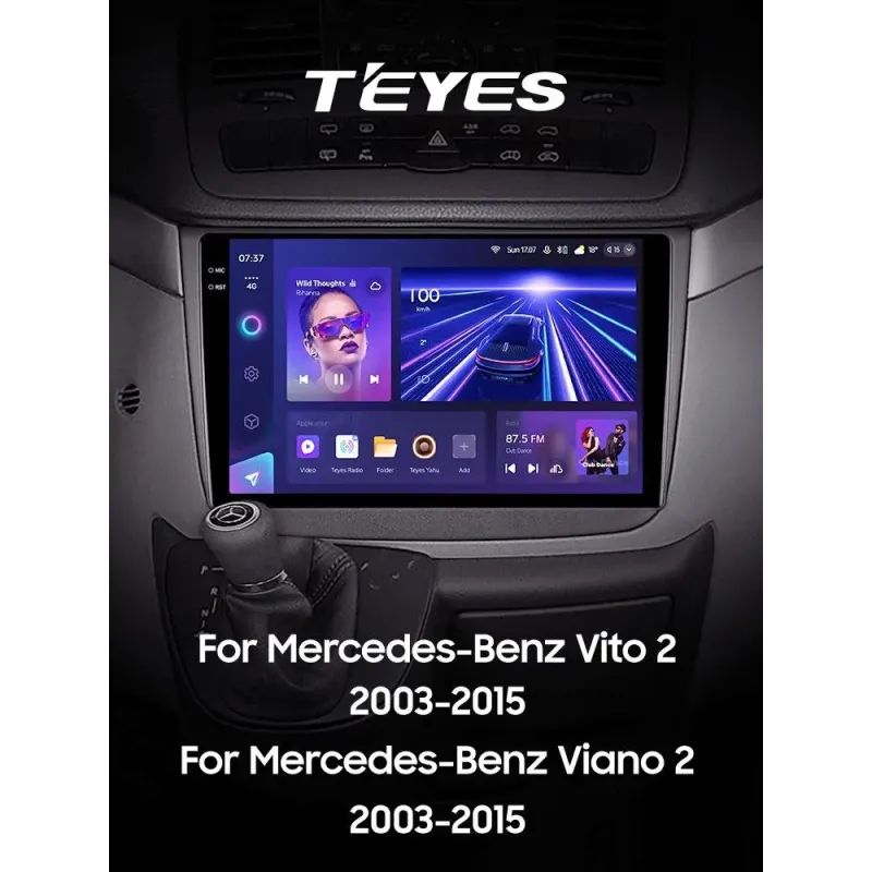 Штатная магнитола Teyes CC3 6+128 Gb Mercedes-Benz Vito 2 Viano 2 W639 2003-2015 10
