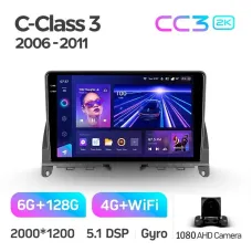 Штатная магнитола Teyes CC3 6+128 Gb Mercedes Benz C Class 3 W204 S204 2006-2011 9
