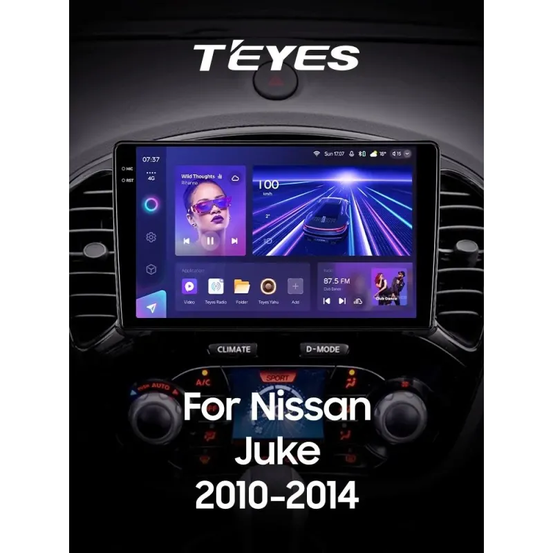 Штатная магнитола Teyes CC3 4+64 Gb Nissan Juke 2010-2014 9