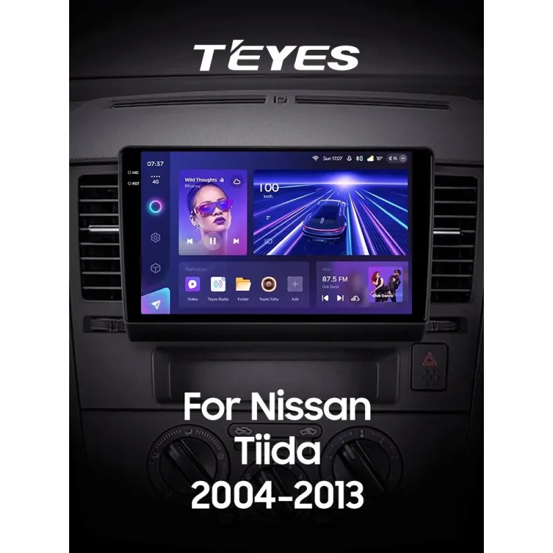 Штатна магнітола Teyes CC3 4+64 Gb Nissan Tiida C11 2004-2013 9