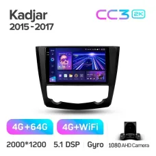 Штатная магнитола Teyes CC3 4+64 Gb Renault Kadjar 2015-2017 9