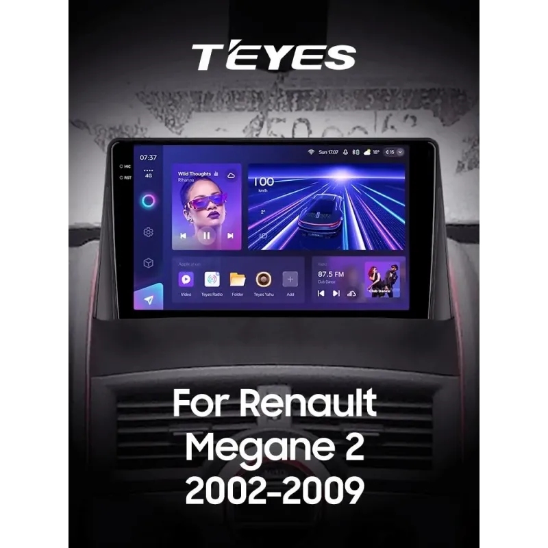 Штатная магнитола Teyes CC3 4+64 Gb Renault Megane 2 2002-2009 9