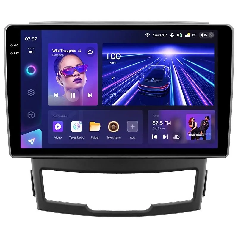 Штатная магнитола Teyes CC3 4+64 Gb SsangYong Korando 3 Actyon 2 2010-2013 9