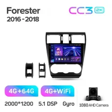 Штатная магнитола Teyes CC3 4+64 Gb Subaru Forester SJ 2015-2018 9